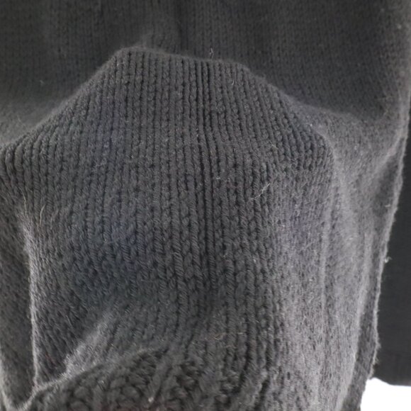 Brooks Brothers Wool Fair Isle Sweater Women S Black Layering Winter Sports Boho - Picture 5 of 14